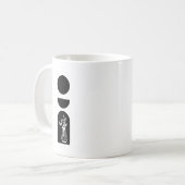 Boho Sun Moon Flower Pot boho bohemian Koffiemok (Voorkant links)