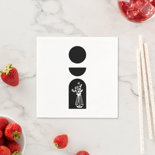 Boho Sun Moon Flower Pot boho bohemian Servet (Insitu)