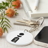 Boho Sun Moon Flower Pot boho bohemian Sleutelhanger (Voorkant Rechts)