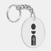 Boho Sun Moon Flower Pot boho bohemian Sleutelhanger (Voorkant Links)