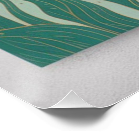 Boho Sun Moon-Plant Perfect Poster (Hoek)