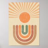 Boho Sun Nursery Print Kinder Room Poster Decor (Voorkant)