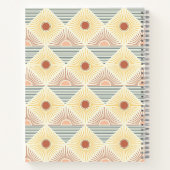 Boho Sun Patroon Dankbaarheids Journaal Notitieboek (Achterkant)