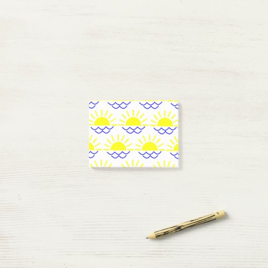 Boho Sun Post-it® Notes (Op bureau)