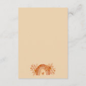 Boho sun regenboog sinaasappel brengt een boek mee informatiekaartje (Achterkant)