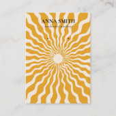 Boho Sun Stud Earring Display Visitekaartje (Voorkant)
