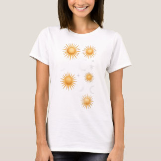 Boho Sun T-shirt Cadeau voor Vrouwen Zomer