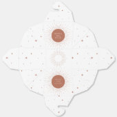 Boho Sun Terracotta-Baby shower Bedankdoosjes (Ongevouwen)