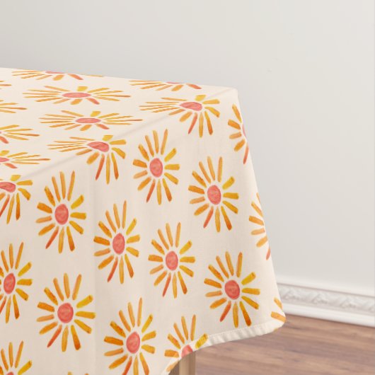 Boho Sun Verjaardag Baby shower Genderneutraal Mei Tafelkleed (Voorbeeld)