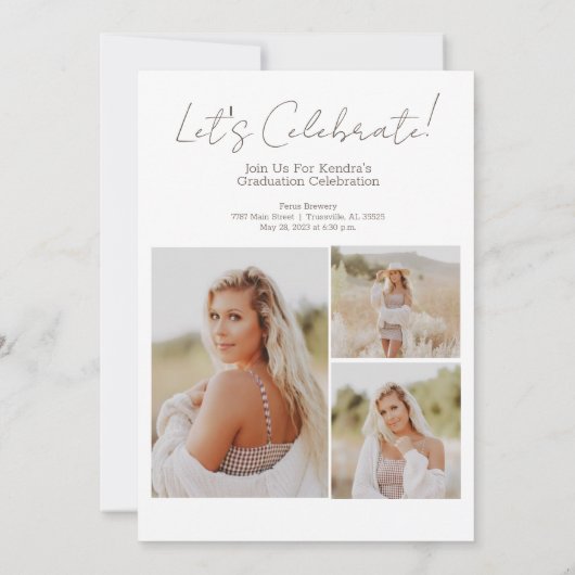 Boho Sunburst Afstudeeruitnodiging  Kaart (Achterkant)