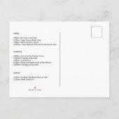 Boho Sunflower Blue Bachelorette Weekend Itinerary Uitnodiging Briefkaart (Achterkant)