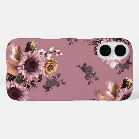 Boho Sunflower Case-Mate iPhone Case (Achterkant (horizontaal))
