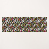 Boho Sunflower Floral Bouquet Yogamat (Voorkant (horizontaal))