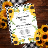 Boho Sunflower Floral | Green Engagement Party in Kaart