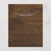 Boho Sunflower Greenery Waterverf Wedding BUDGET (Achterkant)