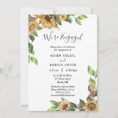 Boho Sunflower Rustic Wildflower We zijn in actie Kaart (Voorkant)