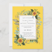 Boho Sunflower Sage Greenery Wedding (Voorkant)