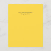 Boho Sunflower Sage Greenery Wedding (Achterkant)