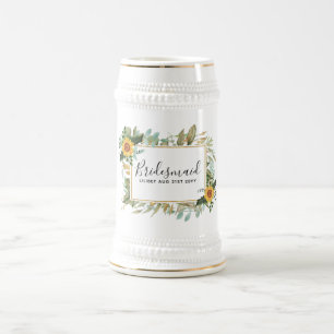 Boho Sunflower Sage Greenery Wedding Bierpul