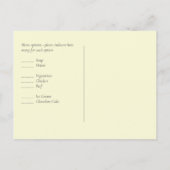 Boho Sunflower Sage Greenery Wedding Briefkaart (Achterkant)