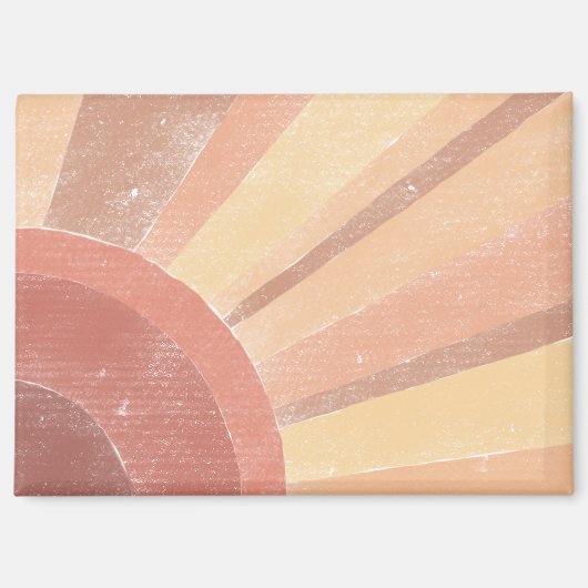 Boho Sunrise-magneet Magneet (Voorkant)