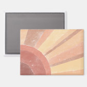 Boho Sunrise-magneet Magneet (Voorkant / Achterkant)