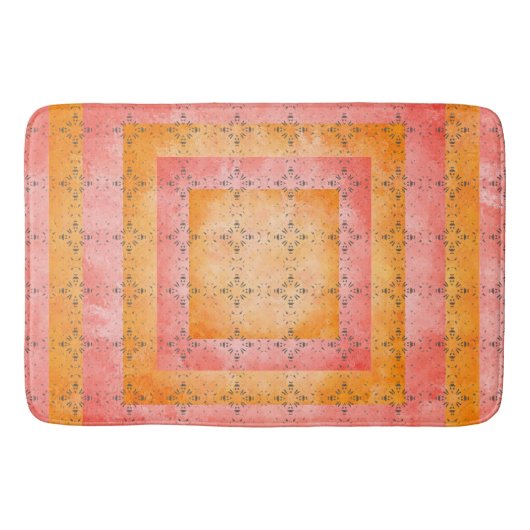 Boho Sunrise Pattern Badmat (Voorkant)