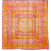 Boho Sunrise Pattern Douchegordijn (Voorkant)