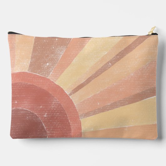 Boho Sunrise Rits Pouch Etui (Achterkant)