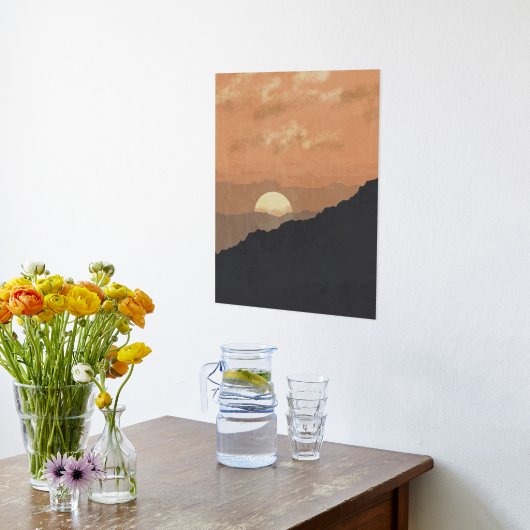Boho Sunset Folie Afdrukken (Laag (Keuken))