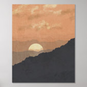 Boho Sunset Folie Afdrukken (Voorkant)