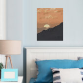 Boho Sunset Folie Afdrukken (Insitu (Slaapkamer))
