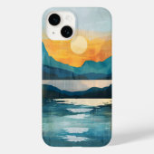 Boho Sunset Mountains Case-Mate iPhone Case (Achterkant)