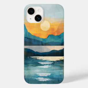 Boho Sunset Mountains Case-Mate iPhone 14 Hoesje