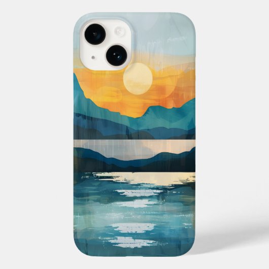 Boho Sunset Mountains Case-Mate iPhone Case (Achterkant)