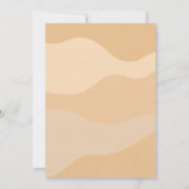 Boho Sunshine 1st reis rond de zon Birthday Inv Kaart (Achterkant)