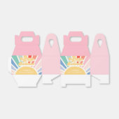 Boho Sunshine 1st reis rond de zondag Bedankdoosjes (Uitgevouwen)