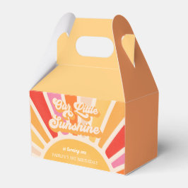 Boho Sunshine 1st reis rond de zondag Bedankdoosjes