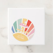 Boho Sunshine 1st reis rond de zondag Bedankjes Labels (In situ)