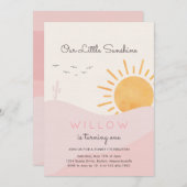 Boho Sunshine 1st reis rond de zondag Kaart (Voorkant / Achterkant)