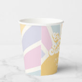 Boho Sunshine 1st reis rond de zondag Papieren Bekers (Rechts)