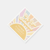 Boho Sunshine 1st reis rond de zondag Servet (Hoek)