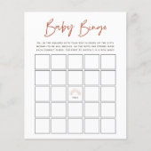 Boho Sunshine Baby Bingo Game (Voorkant)