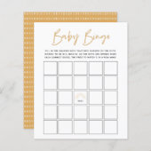 Boho Sunshine Baby Bingo Game (Voorkant / Achterkant)