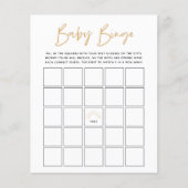 Boho Sunshine Baby Bingo Game (Voorkant)