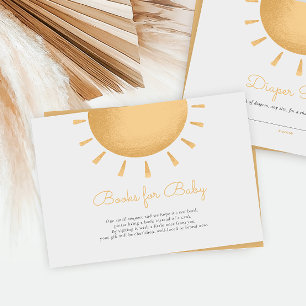 Boho Sunshine Baby shower Boeken Behuizing Kaart