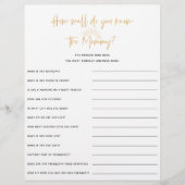 Boho Sunshine Baby shower Game (Voorkant)