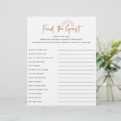 Boho Sunshine Baby shower Guest (Staand voorkant)