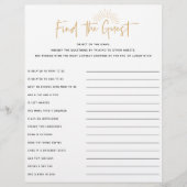 Boho Sunshine Baby shower Guest (Voorkant)