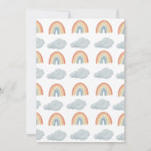 Boho Sunshine Baby shower Invitation Kaart (Achterkant)